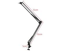 Microscope vidéo Industriel numérique, caméra 1080P 14mp VGA, Grand Objectif visuel à Mise Point Fixe de 35mm, Distance Travail élevée pour la réparation et la Soudure(51CM Stand)