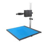 Microscope Vidéo Numérique 4K 60FPS Ultra HD 1080P, Compatible HDMI USB, Sortie De Caméra, Objectif 1/2 "130X À Monture C Netteté Précision des Détails Effort(E Only Stand)