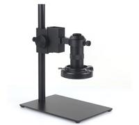 Microscope Vidéo Numérique Industriel 4K 48mp HDMI USB, Caméra Monoculaire Zoom 130X, Objectif À Monture C for La Réparation De Téléphones PCB Et Le Soudage Précision Clarté(C Suit)