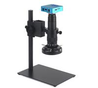 Microscope Vidéo Numérique Industriel, Caméra Monoculaire, Zoom 120X 180X 300X, Objectif À Monture C for Réparation Et Soudage Clair Et PréCis