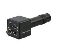 Microscope Vidéo Numérique Industriel CCD 800TVL, Caméra CS C, Support D'objectif, Sortie Couleur BNC, Soudage Netteté Précision des Détails Effort(with 130x-01)