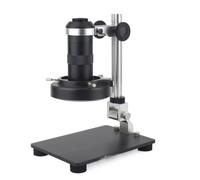 Microscope Vidéo Numérique Monoculaire, Caméra 48mp 4K 1080P HDMI USB, Zoom 130X, Objectif À Monture C for Téléphone, Outils De Réparation Soudage PCB Précision Clarté(C)