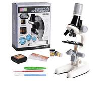 Microscope Zoom pour enfants, laboratoire de biologie, LED 1200x, kit d'expérimentation scientifique pour l'école, jouets éducatifs scientifiques