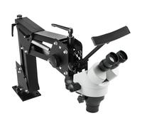 Microscopes Industriels Microscope À Micro-réglage Multidirectionnel Miroir Incrusté, Outils De Bijouterie, Loupe Super Claire 0,7X-4,5X Qualité d'image Nette