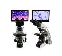 Microscopes, Microscope, Zoom Biologique De Laboratoire Composé Trinoculaire HD + LCD 10,1 Pouces + Portable Numérique Électronique pour Adultes(10.1-inch Display)