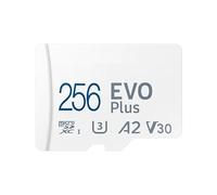 MicroSDHC 256 Go Classe 10 Evo Plus, Haute Vitesse, Stockage Extensible, idéal pour Smartphones et appareils Photo.