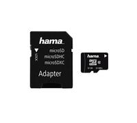Hama Microsdhc 32gb classe 10 22mb/s+adaptateur/mobile, emballage fin