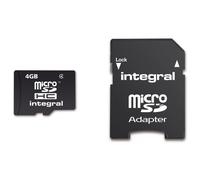 microSDHC Classe 4 - 4 GB (+ adaptateur SD)