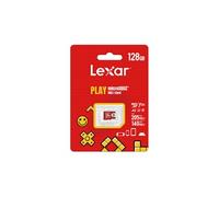 Lexar Carte mémoire microSDXC Play UHS‑I 128 Go Classe 10 205 Mo/s Rouge