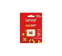 Lexar Carte mémoire microSDXC Cards Play UHS-I 512 Go Rouge