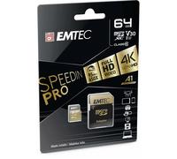 MicroSDXC 64Go - EMTEC - SpeedIn - Classe 10 - 95MB/s - FullHD 4K UltraHD