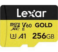 Lexar carte microsdxc gold series uhs-II 256gb v60 Gold G