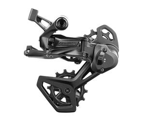 microSHIFT Advent X V2 Dérailleur arrière 10 Vitesses, Cage Moyenne, Embrayage, Compatible Advent X et Sword Noir Ver. 2