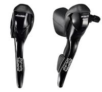 Microshift Drop Bar Dual Levers, Shimano Alfine 11sp, pair black, SB-N110