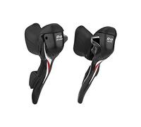 MicroShift Levier-manette route 10v. Double alu – Compatible Shimano sauf Tiagra 4700 – Paire noire