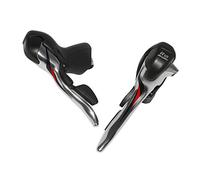 LEVIER-MANETTE ROUTE MICROSHIFT 10V. TRIPLE ALU ARGENT (PAIRE) COMPATIBLE SHIMANO SAUF TIAGRA 4700