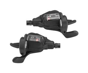Microshift Mezzo Jeu de levier de vitesses 8 vitesses Triple indicateur optique Compatible Shimano