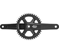 Microshift Sword Crankset Argenté 172.5 mm / 42t Black