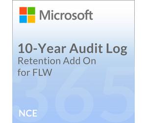 Microsoft 10-Year Audit Log Retention Add On for FLW (NCE)