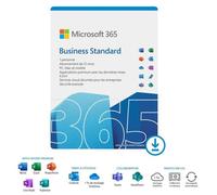 Microsoft 365 Business Standard pour 1 utilisateur - Abonnement de 1 an • Code d'activation pour PC, Mac et Mobile