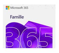 Microsoft 365 Famille pour 1 utilisateur - Abonnement de 1 an • Activation par mail PC, Mac, Android & iOS