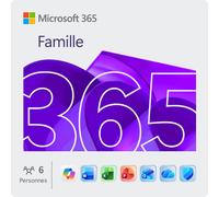 Microsoft 365 Famille | toujours les dernières mises à jour | licence annuelle | 6 utilisateurs