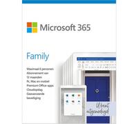 Microsoft 365 Family - 12 mois/6 appareils *Licence numérique*
