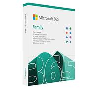 Microsoft 365 Family - 6 PC/Mac, 1 Year - UK- Box