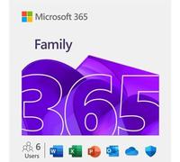 Microsoft 365 Family - 12 mois/6 appareils *Licence numérique*