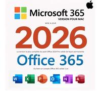 MICROSOFT 365 - PACK OFFICE POUR MAC OS - Version 2026