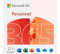 Microsoft 365 Personnel | Renouvellement | 1 Utilisateur | PC/Mac/iOs/Android | 1 an | En Téléchargement