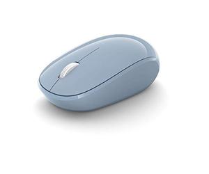 Microsoft Bluetooth Mouse - souris Bluetooth pour PC, ordinateurs portables compatible Windows, Mac, Chrome OS (confortable, transportable, 2.4 GHz) - Bleu Pastel (RJN-00014)