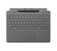 Microsoft Clavier Signature pour Surface Pro - Clavier - avec trackpad, accéléromètre, plateau de rangement et de chargement du Surface Slim Pen 2 - AZERTY - Français - platine - avec Slim Pen 2...