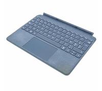 Microsoft Clavier Type Cover Surface Go Signature - Clavier AZERTY français - Bleu Glacier (Alcantara) - Compatible uniquement avec Surface Go, Surface Go 2 et Surface Go 3