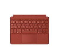 Microsoft Clavier Type Cover Surface Go Signature - Clavier AZERTY français - Rouge Coquelicot (Alcantara) - Compatible uniquement avec Surface Go, Surface Go 2 et Surface Go 3