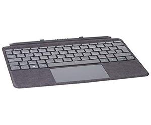 Microsoft Clavier Type Cover Surface Signature - Clavier AZERTY français - Gris Anthracite (Alcantara) - Compatible avec Surface Go 2 et 3
