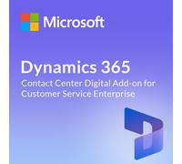Microsoft Dynamics 365 Contact Center Digital Add-on for Customer Service Enterprise - NPO (NCE)