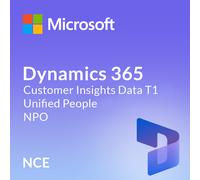 Microsoft Dynamics 365 Customer Insights Data T1 Unified People - NPO (NCE)