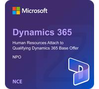Microsoft Dynamics 365 Human Resources Attach to Qualifying Dynamics 365 Base Offer - NPO (NCE)