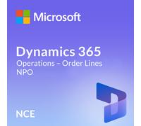 Microsoft Dynamics 365 Operations - Order Lines - NPO (NCE)