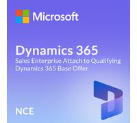 Microsoft Dynamics 365 Sales Enterprise Attach to Qualifying Dynamics 365 Base Offer (NCE)