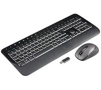 Microsoft Ensemble clavier et souris Wireless Desktop 2000, modèle britannique, noir, 1 unité