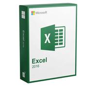 Microsoft Excel 2016, 1u Feuille de calcul 1 licence(s)