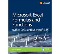 Microsoft Excel Formulas and Functions (Office 2021 and Microsoft 365)