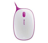 Microsoft Express Mouse Souris optique 3 bouton(s) filaire USB blanc, rose
