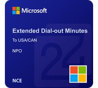 Microsoft Extended Dial-out Minutes to USA/CAN - NPO (NCE)