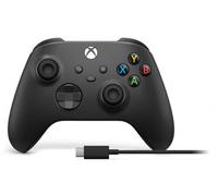 Microsoft Manette sans fil Xbox Series X/S officielle + câble USB-C - Noir carbone (Xbox Series X/S)