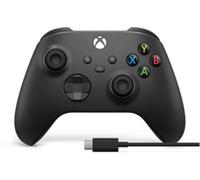 Microsoft Xbox Wireless Controller + USB-C Cable Noir Manette de jeu Analogique/Numérique PC, Xbox One, Xbox One S, Xbox One X, Xbox Series S, Xbox Series X