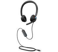 Microsoft Casque Modern USB-C filaire arceau pour bureau/centre d'appels Noir