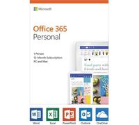 Microsoft Offic 365 Personnel - 1 utilisateur - PC ou Mac - 1 an
